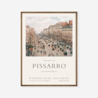 Camille Pissarro Boulevard Montmartre Art Exhibit