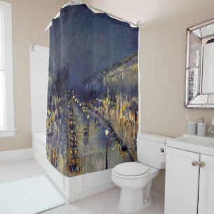 Camille Pissarro - Boulevard Montmartre at Night