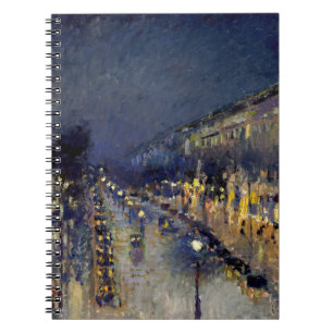 Camille Pissarro - Boulevard Montmartre at Night Notebook