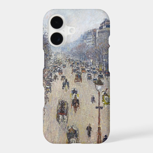 Camille Pissarro - Boulevard Montmartre, morning (Back)