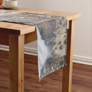 Camille Pissarro - Boulevard Montmartre, morning Short Table Runner