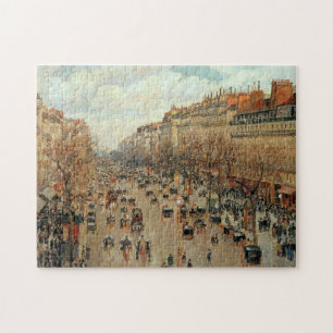 Camille Pissarro Boulevard Montmartre Painting Jigsaw Puzzle