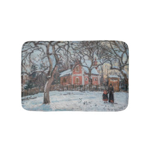 Camille Pissarro - Chataigniers a Louvecienne Bath Mat