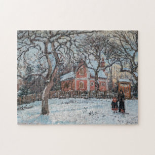 Camille Pissarro - Chataigniers a Louvecienne Jigsaw Puzzle