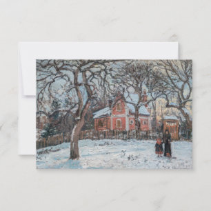 Camille Pissarro - Chataigniers a Louvecienne Thank You Card