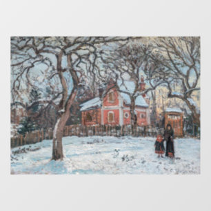 Camille Pissarro - Chataigniers a Louveciennes Window Cling