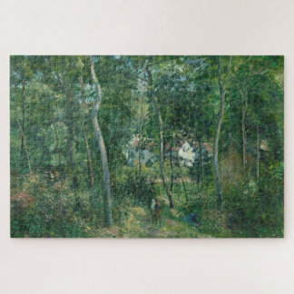 Camille Pissarro Edge of Woods Near L'Hermitage Jigsaw Puzzle