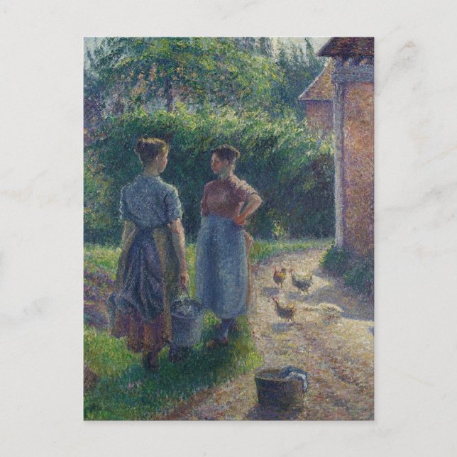 Camille Pissarro Fine Art Impressionist cards, Gif Postcard (Front)