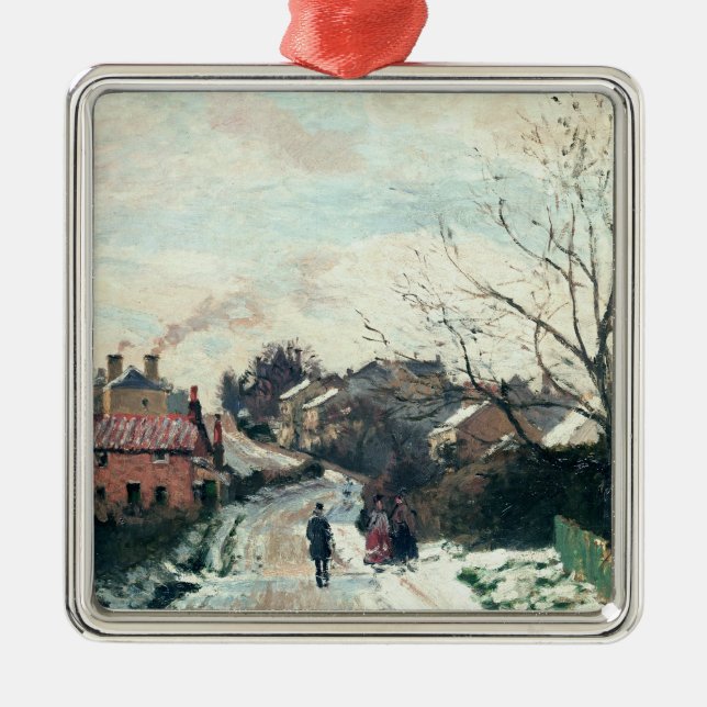 Camille Pissarro | Fox hill, Upper Norwood, 1870 Metal Ornament (Front)