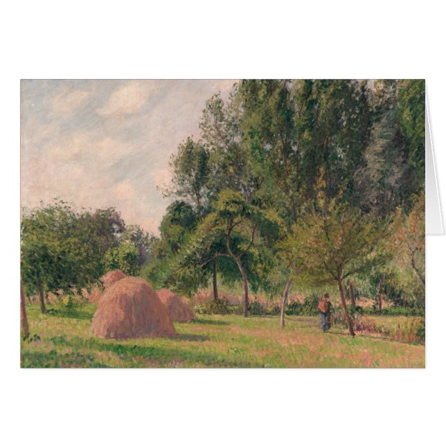 Camille Pissarro | Haystacks, Morning, Eragny (Front Horizontal)