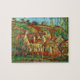 Camille Pissarro - le puzzle rouge de toits