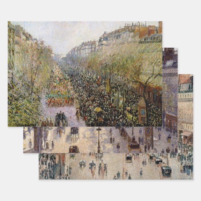 Camille Pissarro - Masterpieces Selection Wrapping Paper Sheet (Set)