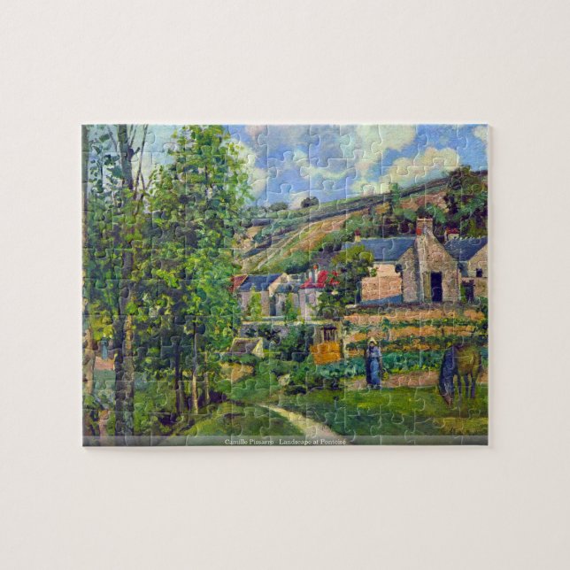Camille Pissarro - paysage au puzzle de Pontoise (Horizontal)