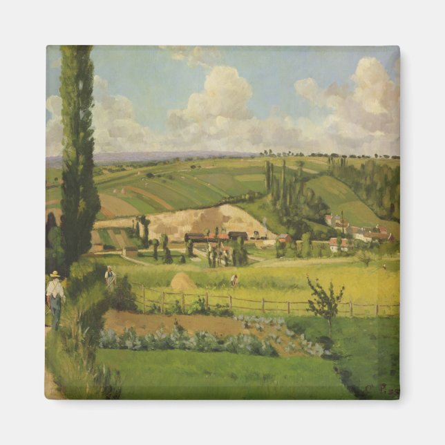 Camille Pissarro | Paysage aux Patis, Pointoise Magnet (Front)