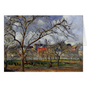 Camille Pissarro- sur le verger dans Pontoise en