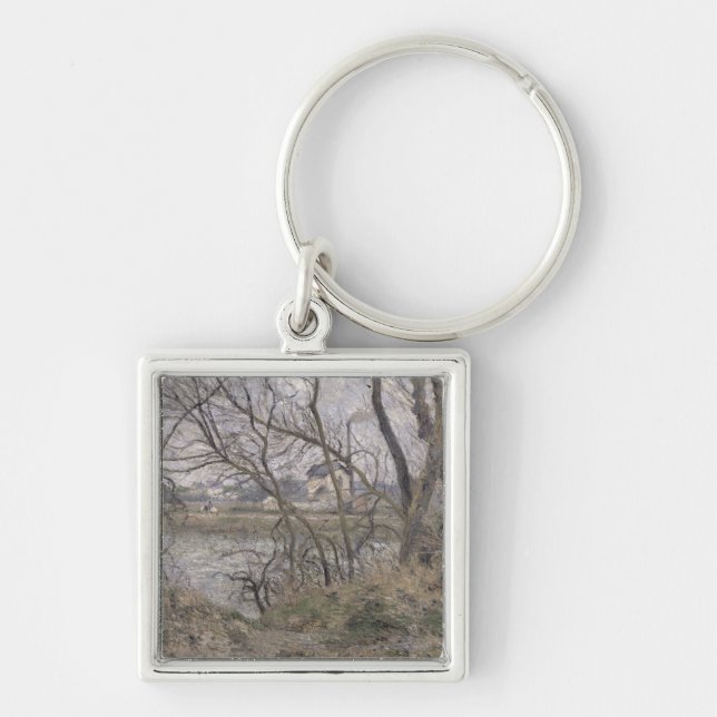Camille Pissarro | The Banks of the Oise Keychain (Front)