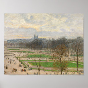Camille Pissarro - The Garden of the Tuileries Poster
