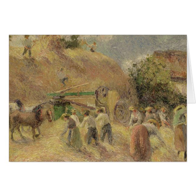 Camille Pissarro | The Harvest, 1883 (Front Horizontal)