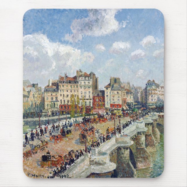 Camille Pissarro The Pont-Neuf Mouse Pad (Front)
