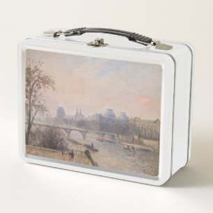 Camille Pissarro - The Seine and the Louvre Metal Lunch Box