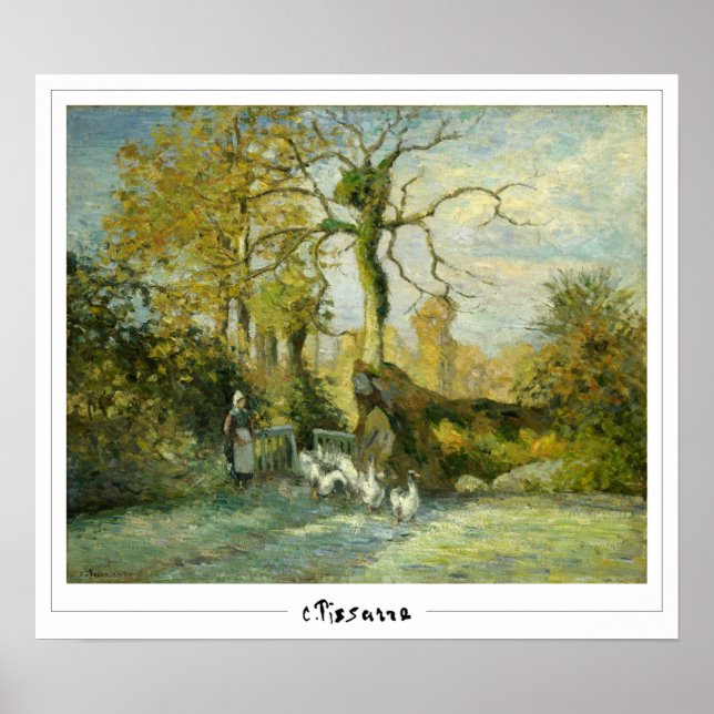 Camille Pissarro Zedign Art Poster #10 (Front)