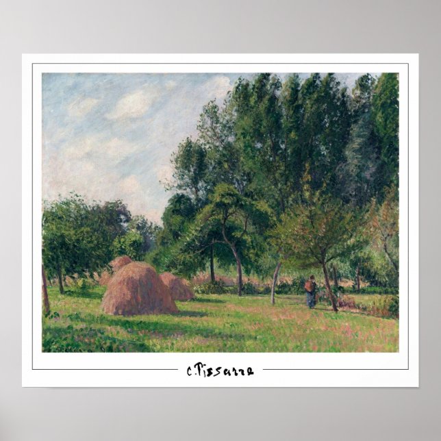 Camille Pissarro Zedign Art Poster #186-2 (Front)