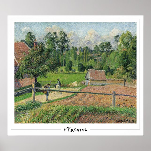 Camille Pissarro Zedign Art Poster #196 (Front)
