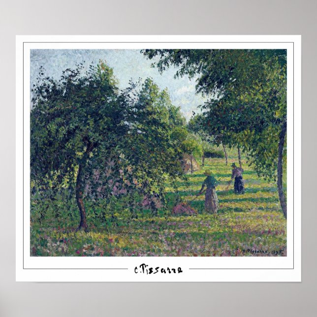 Camille Pissarro Zedign Art Poster #394-2 (Front)