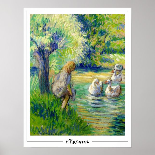 Camille Pissarro Zedign Art Poster #433-2 (Front)