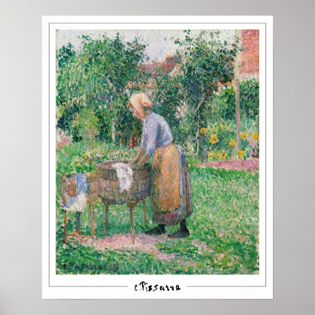 Camille Pissarro Zedign Art Poster #470 (Front)