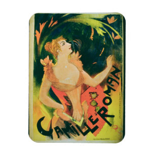 'Camille Roman' (colour litho) Magnet