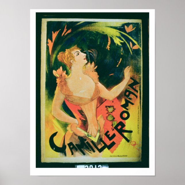 'Camille Roman' (colour litho) Poster (Front)