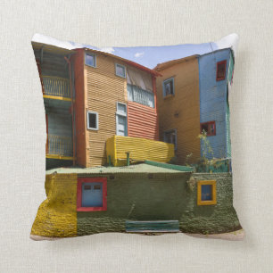 Caminito, La Boca, Buenos Aires Throw Pillow