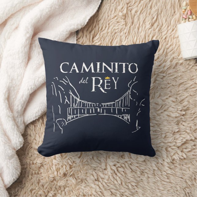 Caminito Throw Pillow (Blanket)