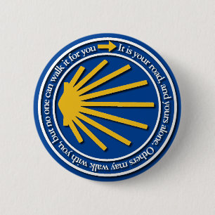Camino de Santiago 2 Inch Round Button