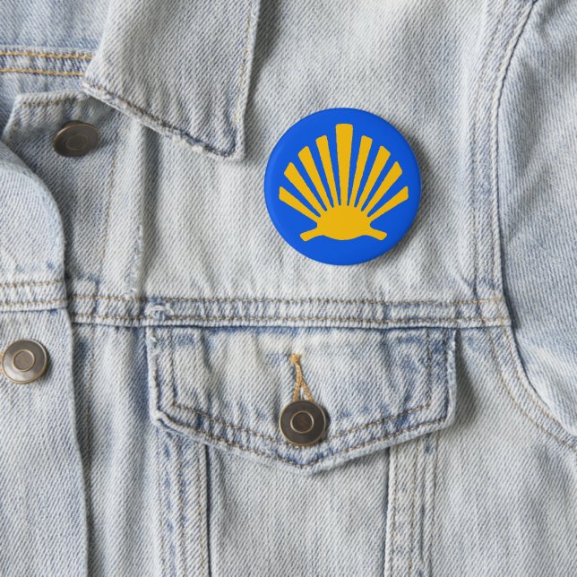 Camino de Santiago 2 Inch Round Button (In Situ)