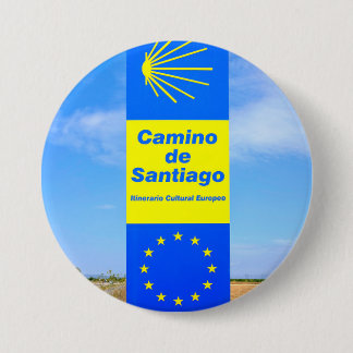 Camino de Santiago 3 Inch Round Button