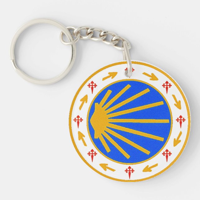 Camino de Santiago Key Ring (Front)