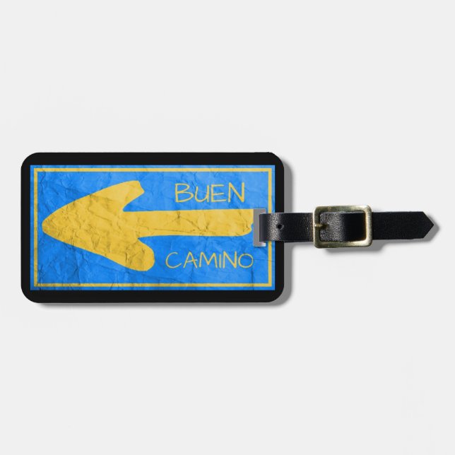 Camino de Santiago Luggage Tag (Front Horizontal)