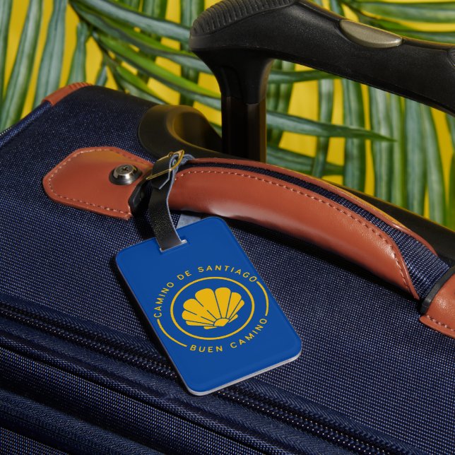 Camino de Santiago Luggage Tag (Back Insitu 3)