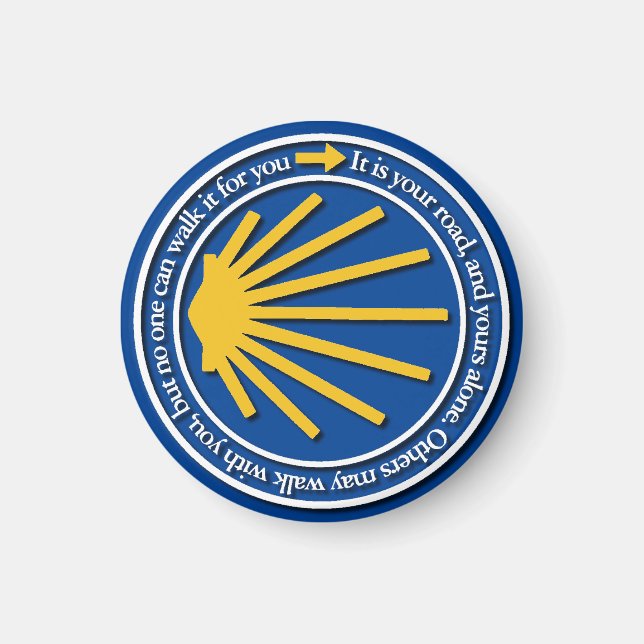 Camino de Santiago Magnet (Front)