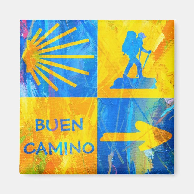 Camino de Santiago Magnet (Devant)