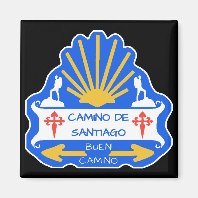 Camino de Santiago Magnet (Devant)