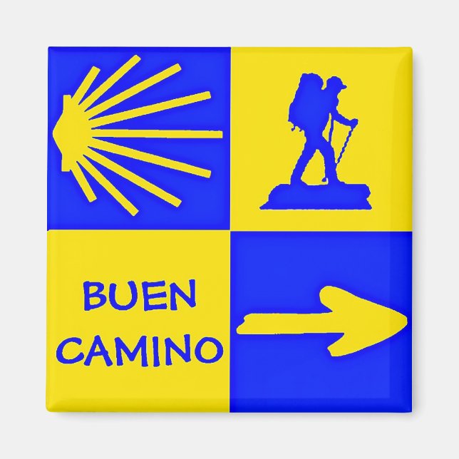 Camino de Santiago Magnet (Devant)