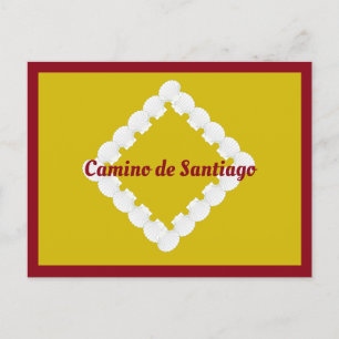 Camino de Santiago Scallop Shell Postcard