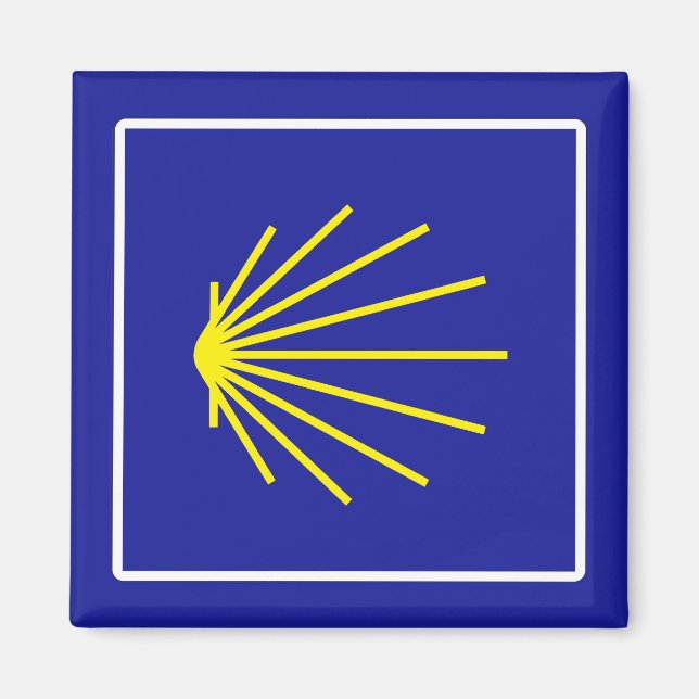 Camino de Santiago Sign, Spain Magnet (Front)