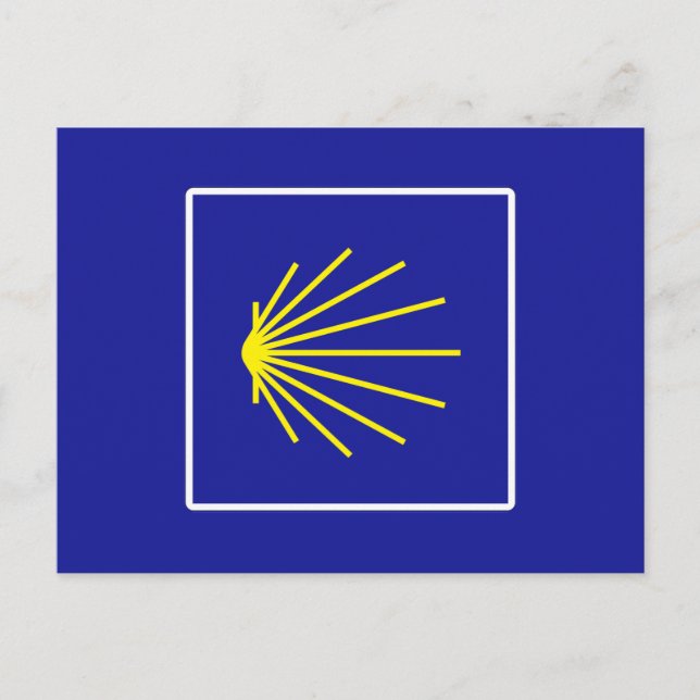 Camino de Santiago Sign, Spain Postcard (Front)
