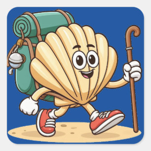 Camino de Santiago Square Sticker