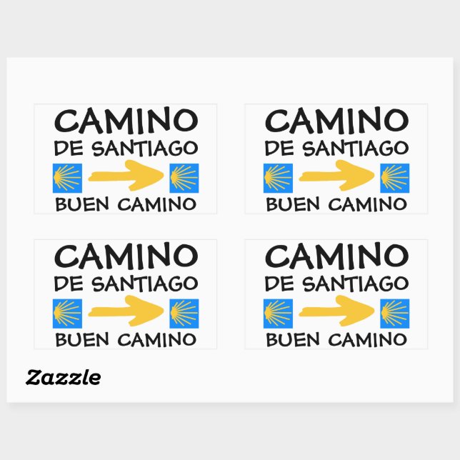 Camino de Santiago Sticker (Sheet)
