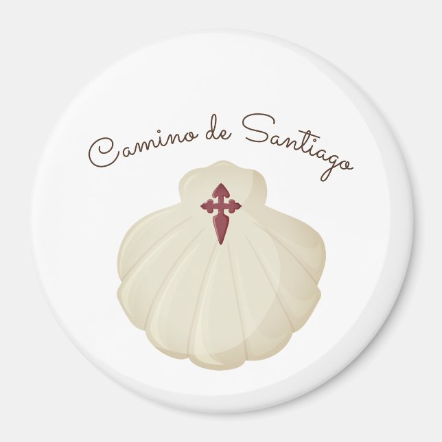 Camino de Santiago Symbol Magnet (Front)